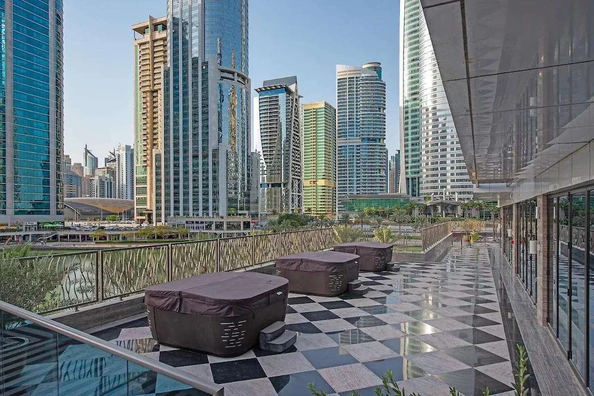 Semesterbostad Warm 1-Bedroom Family-Friendly Aparment In Jlt Dubai Förenade Arabemiraten